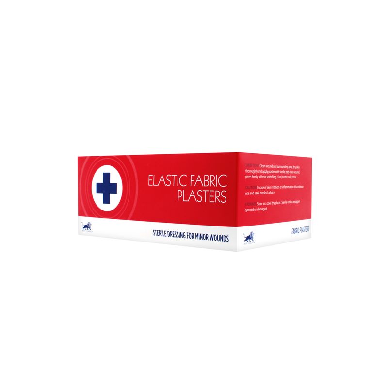 Blue Lion Fabric Plasters – Assorted Sizes (100)