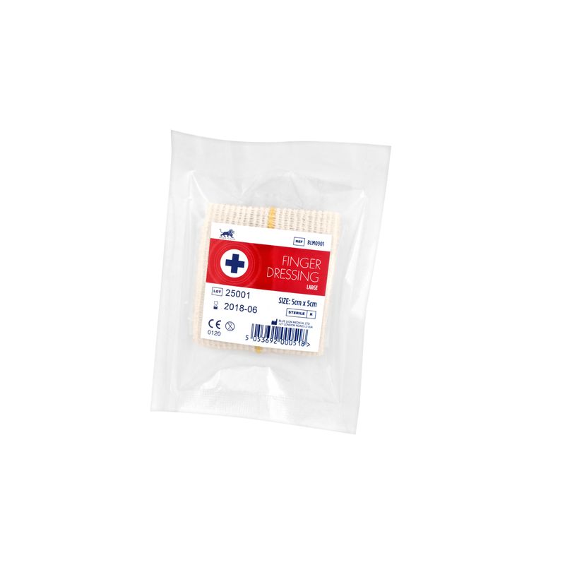 Blue Lion Self Adhesive Finger Bandage - 5cm x 5cm