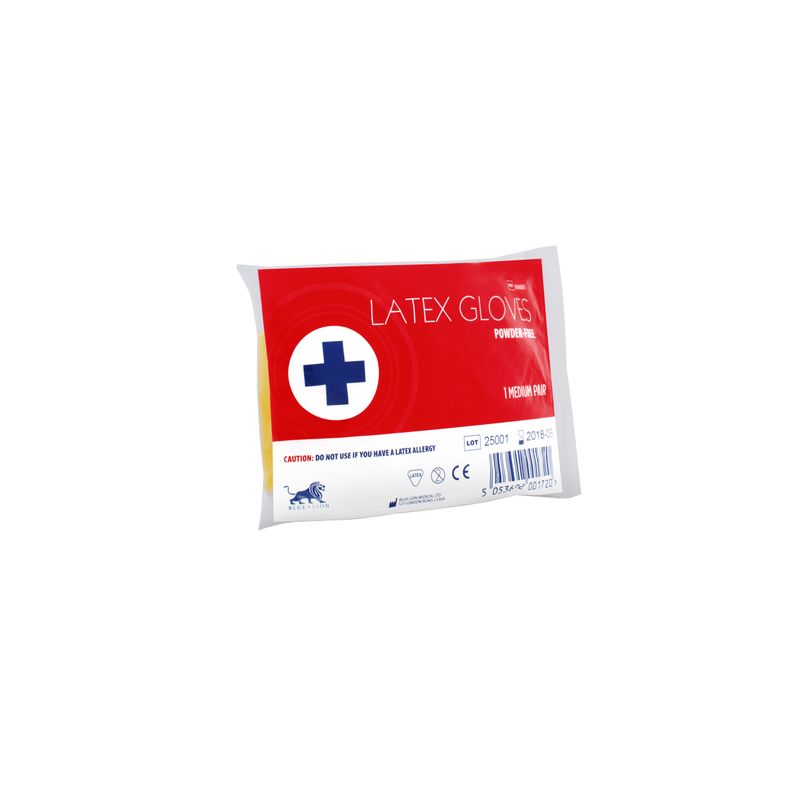 Powder Free Latex Gloves - Medium (Pair)